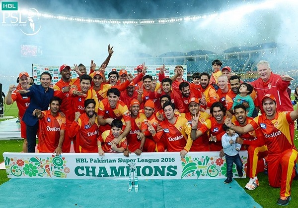 Islamabad United won 2016 Pakistan Super League