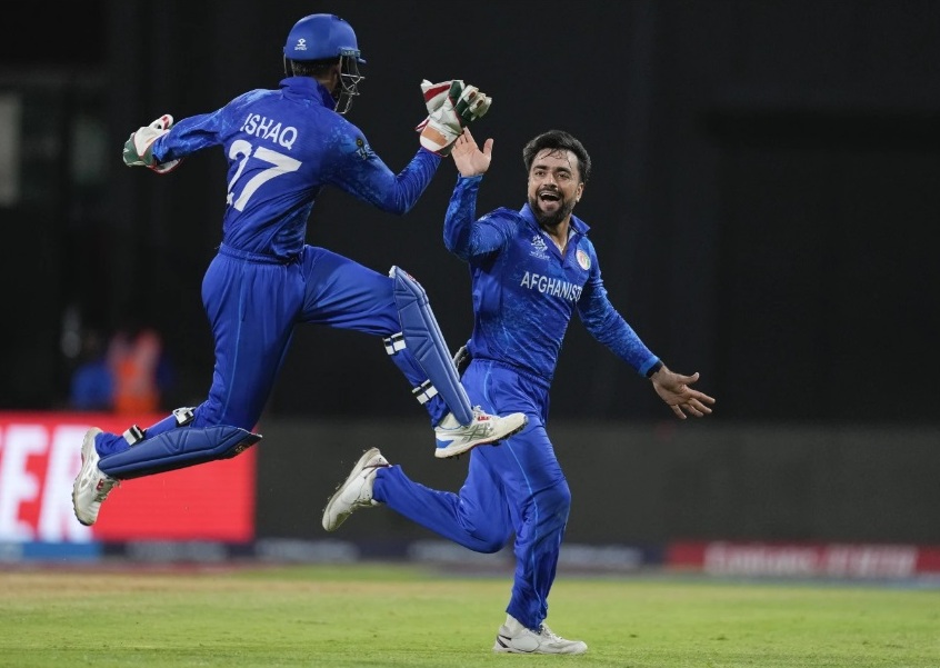 Afghanistan knockout Australia to reach T20wc semifinal beating Bangladesh